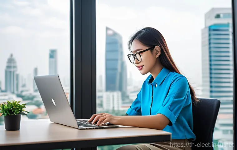 전자기기 취업 시 유리한 스킬 - **Prompt 1: Modern Software Development in Bangkok**
    "A talented young Thai software developer, ...