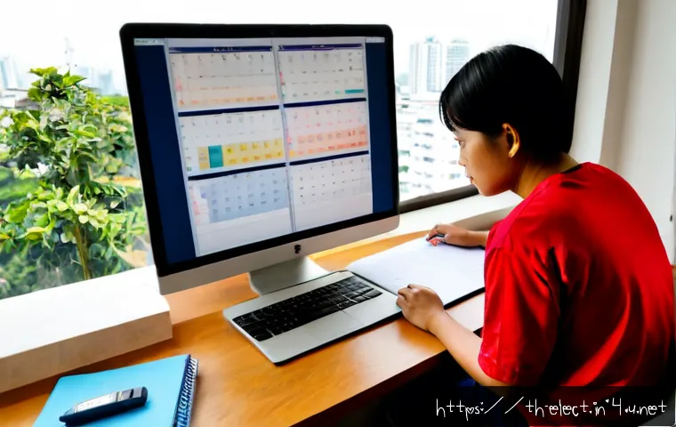 전자기기 자격증 준비 기간별 학습 계획 - Photorealistic Thai adult learner planning an electronics certification study timeline at a clean ho...